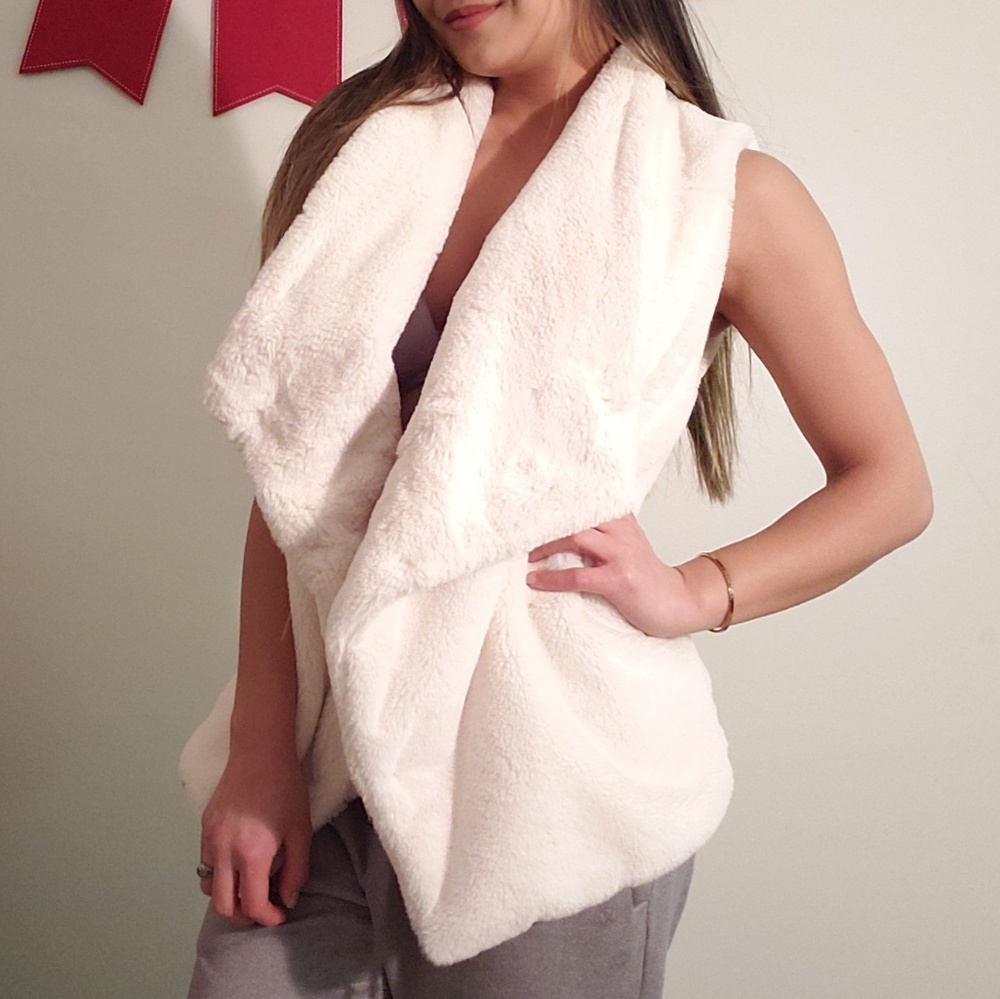 Faux fur vest